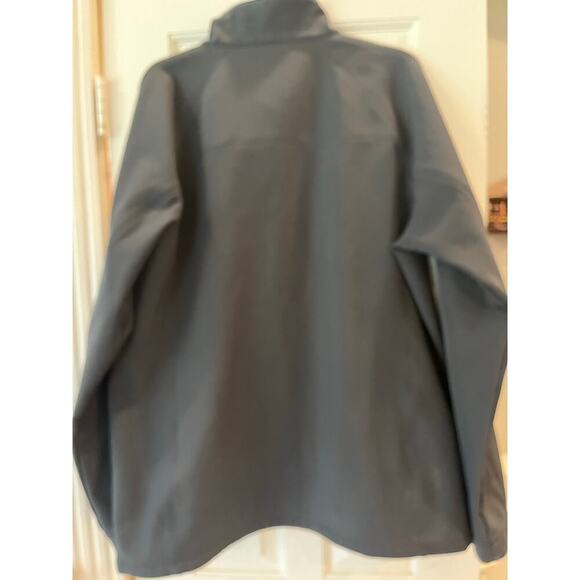 LL Bean Black Soft Shell Jacket Men XL Tall Neutral Gorpcore Active Minimalist - Picture 4 of 10